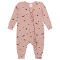 Girls Halloween Coverall with Ruffle & Two-Way Zip - Mahogany Rose 24 Months