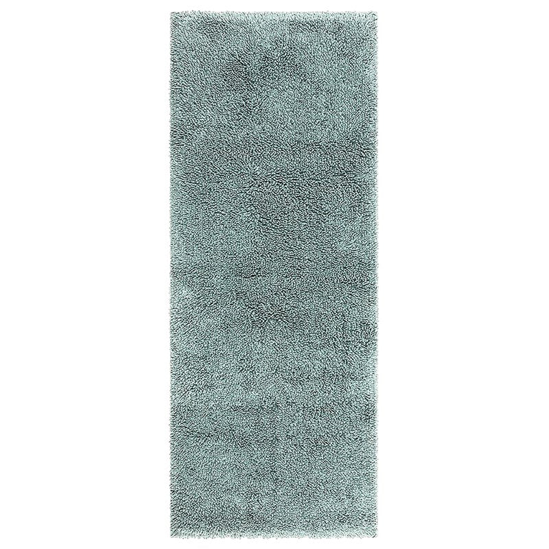 Non-Slip Cotton Bath Mat Runner - Glacier, 2' x 5' - Stain & Fade Resistant