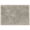 Non-Slip Cotton Bath Mat - Classic Plush Washable Rug, Silver, 2'3" x 3'9"