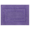 Reversible Cotton Bath Mat - Fiesta Grape, 27x45 Inches - Soft & Durable