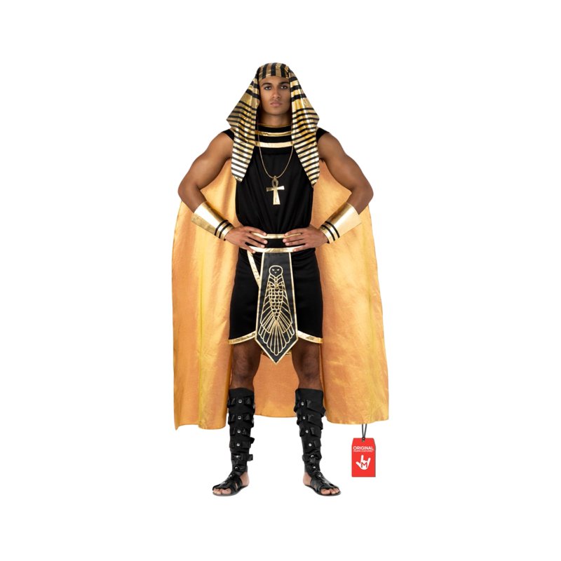 Egyptian Pharaoh Costume Men XL - Adult Ancient King Halloween Outfit