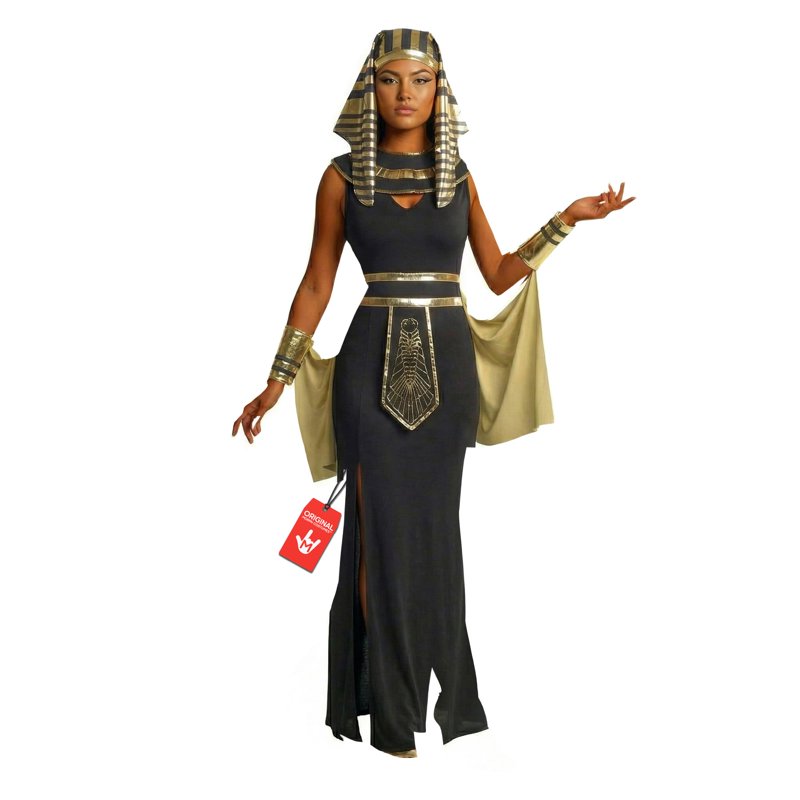 Women Cleopatra Costume XS Halloween Dress with Accessories - Egyptian Queen