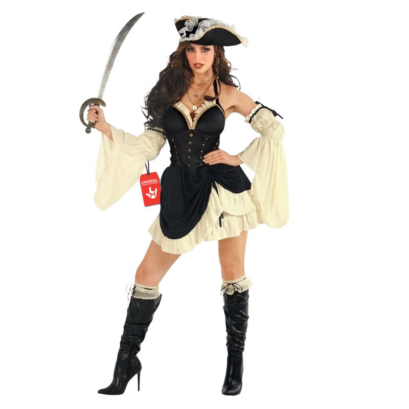 Women's Pirate Costume 3X Large - Fun Halloween Dress-Up Outfit