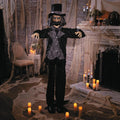 6 Ft. Animated Standing Halloween Groom Decoration with Pop-Up Jaw