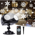 Morttic Owl Snowflake Projector Lights - Waterproof LED Snowfall Spotlight with Remote, Christmas & Holiday Garden Decor