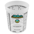 Disposable Quart Mixing Cups - 100 Count, Made in USA