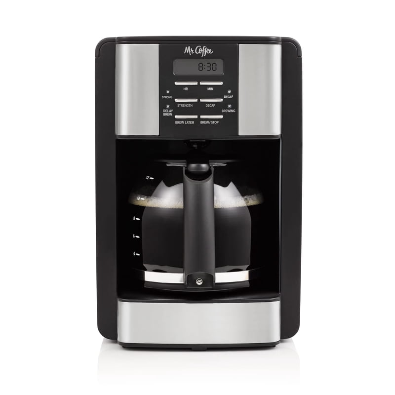 12-Cup Programmable Coffee Maker with 3-Way Brew Selector & Auto-Shutoff