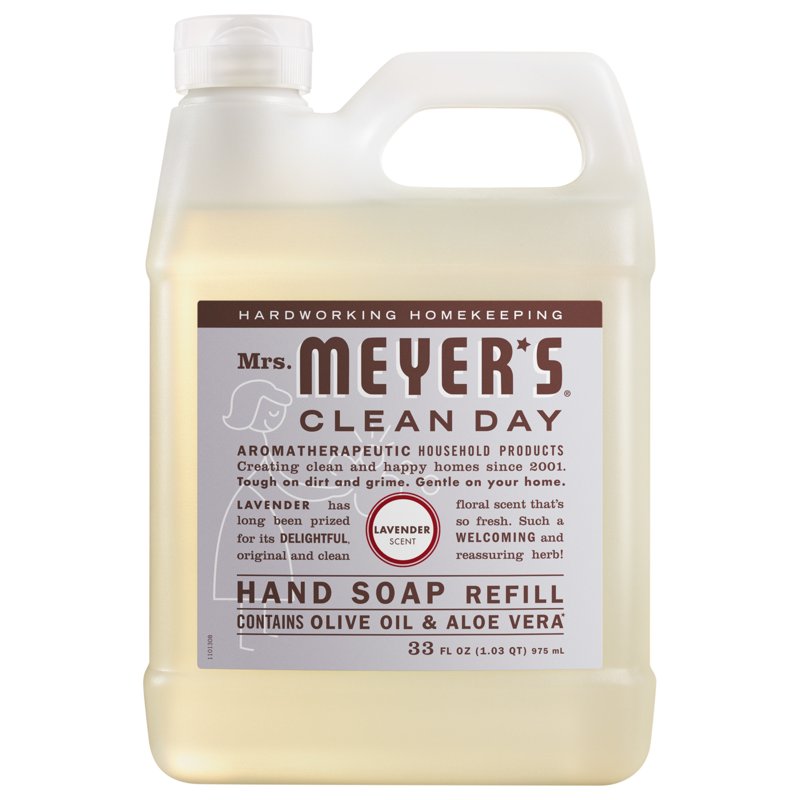 Lavender Liquid Hand Soap Refill, Moisturizing Plant-Based Formula, 33 Fl Oz