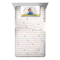 Kids Twin Sheet Set with Vibrant Designs - Microfiber Bed Sheets for Children - Includes Fitted & Flat Sheet, Pillowcase - Ms. Rachel Style