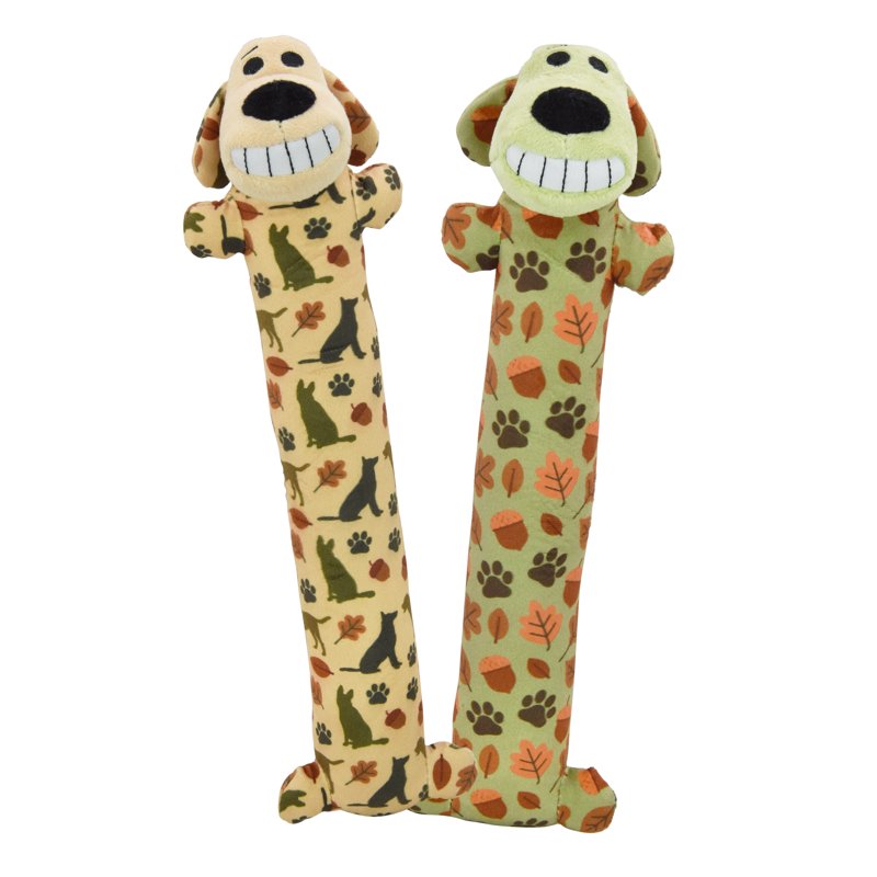 Fall-Themed Dog Toys 12-Inch Plush Squeaky Dog Toy 2-Pack