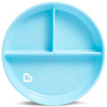 Divided Section Suction Plate for Toddlers - Blue