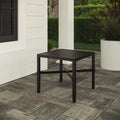 Outdoor Steel End Table - Versatile Patio Accent Table