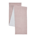Pink Grid Table Runner - 14" x 90" Cotton Rich Design