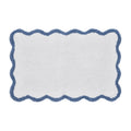 Cotton Bath Rug - My Texas House Whitney Blue 20 x 32 Inches - Farmhouse Style