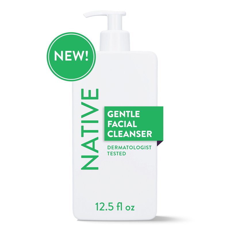 Gentle Facial Cleanser for Sensitive Skin with Vitamin B3 and Aloe, 12.5oz