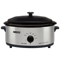 6 Quart Electric Roaster Oven with Temperature Control - Silver