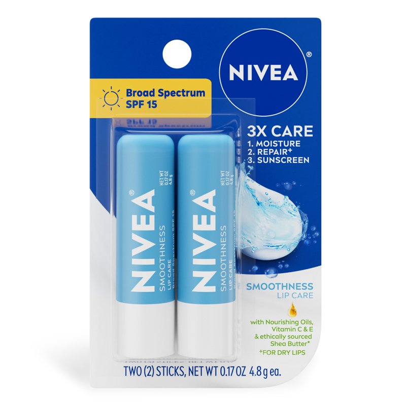Smoothness Lip Balm with SPF 15, Shea Butter & Vitamins C & E