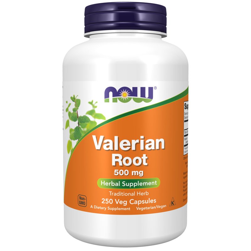 Valerian Root 500 mg Herbal Supplement - 250 Vegan Capsules