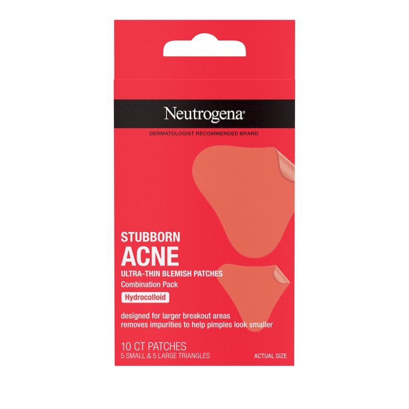 Hydrocolloid Acne Pimple Patches - Ultra-Thin Blemish Treatment, 10 Count
