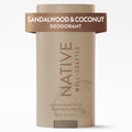 Aluminum-Free Deodorant for Men, Sandalwood and Coconut Scent, 3.1 oz