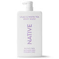 Sulfate Free Body Wash - Lilac & White Tea, 36 fl oz Pump