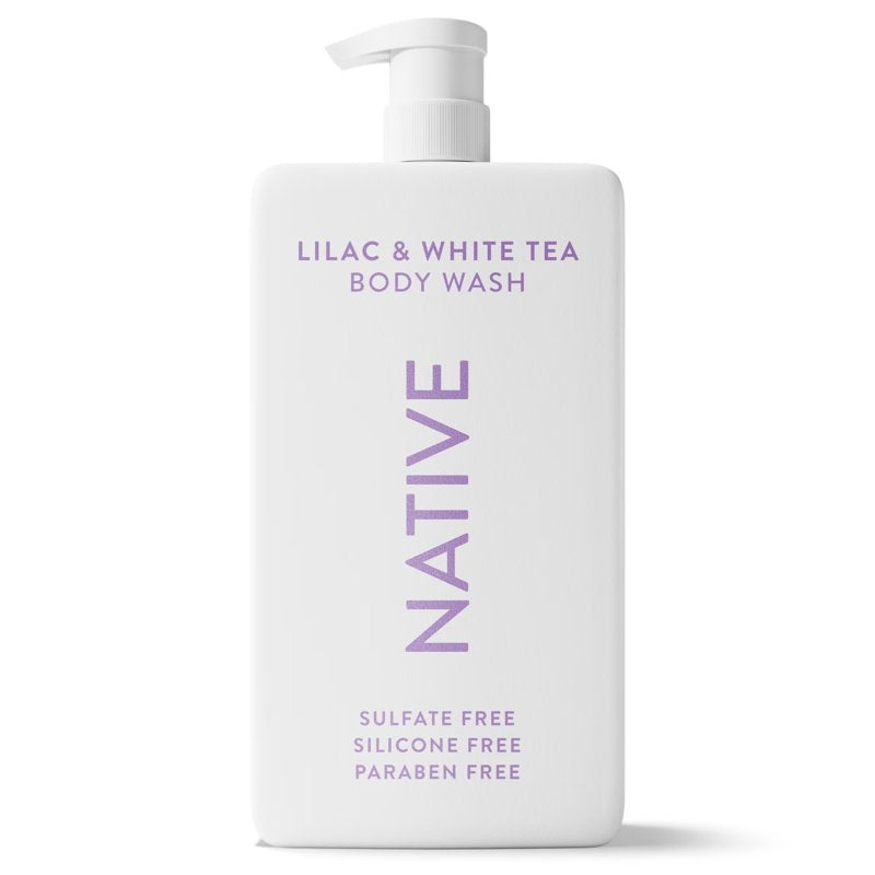 Sulfate Free Body Wash - Lilac & White Tea, 36 fl oz Pump