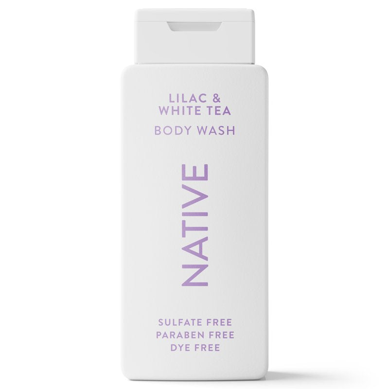 Sulfate-Free Body Wash with Lilac & White Tea Scent, 18 fl oz