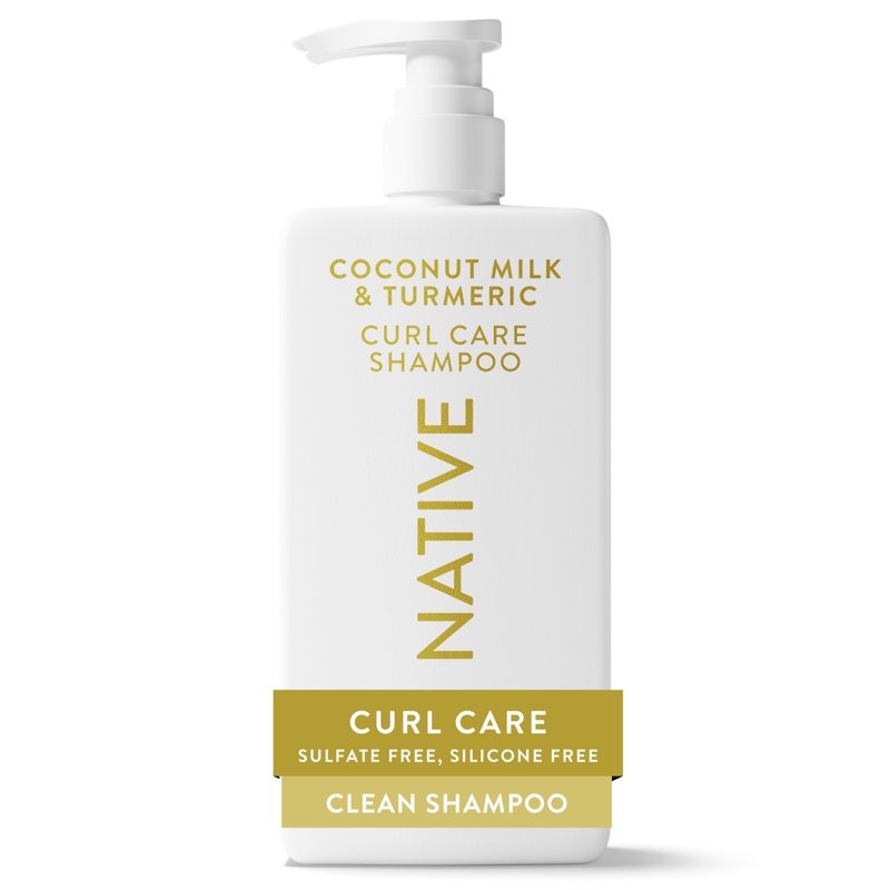 Curl Care Shampoo with Coconut Milk and Turmeric, Sulfate-Free, 16.5 fl oz