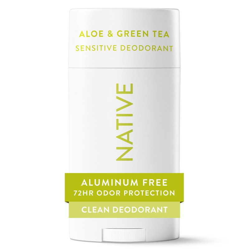 Sensitive Deodorant Stick for Women - Aluminum Free, Aloe & Green Tea, 2.65oz