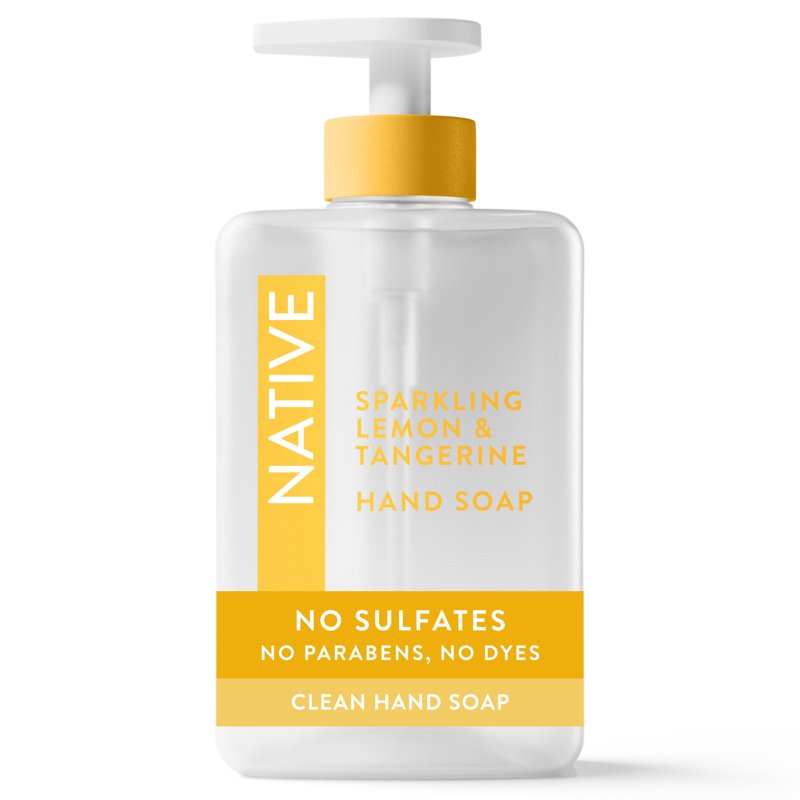 Liquid Hand Soap, Sparkling Lemon & Tangerine, Sulfate-Free, 13 fl oz
