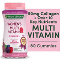 Women's Multivitamin Gummies with Collagen - Raspberry Flavor, 80 Ct
