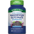 Magnesium Glycinate Gummies - 60 Count Sour Grape Flavor - Vegan & Non-GMO