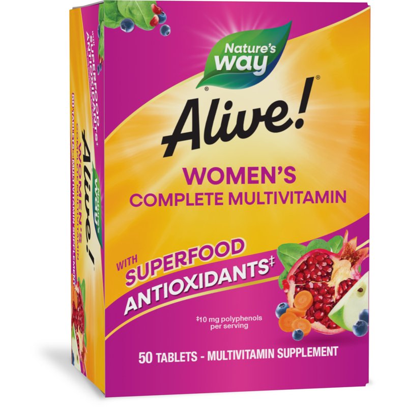 Women's Complete Multivitamin Tablets - 50ct with B-Vitamins & Antioxidants