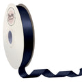 Navy Blue Satin Ribbon 7/8 Inch x 100 Yards - Single Faced Craft Trim