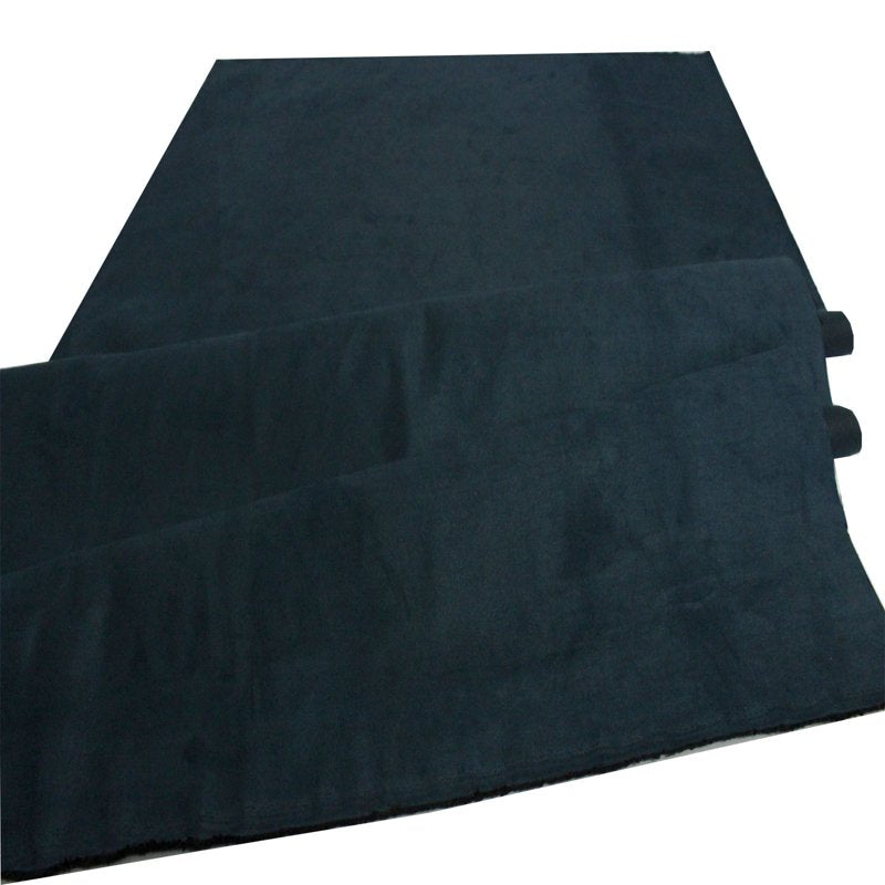 Navy Microsuede Fabric by the Yard - Soft Faux Suede Upholstery & Apparel Material - 58" Wide - Variation of Navy