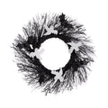 Halloween Ghost and Bats Wreath - 22 Inch Artificial Fall Decor