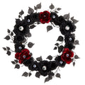 Halloween Eyeball Wreath 24 Inch Artificial Decor Spooky Centerpiece