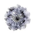 Halloween Spider Web Mesh Wreath 26 Inch Decorative Door Wall Decor