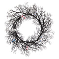 Halloween Eyeballs Wreath - 30 Inch Spooky Twig Decor for Door or Wall