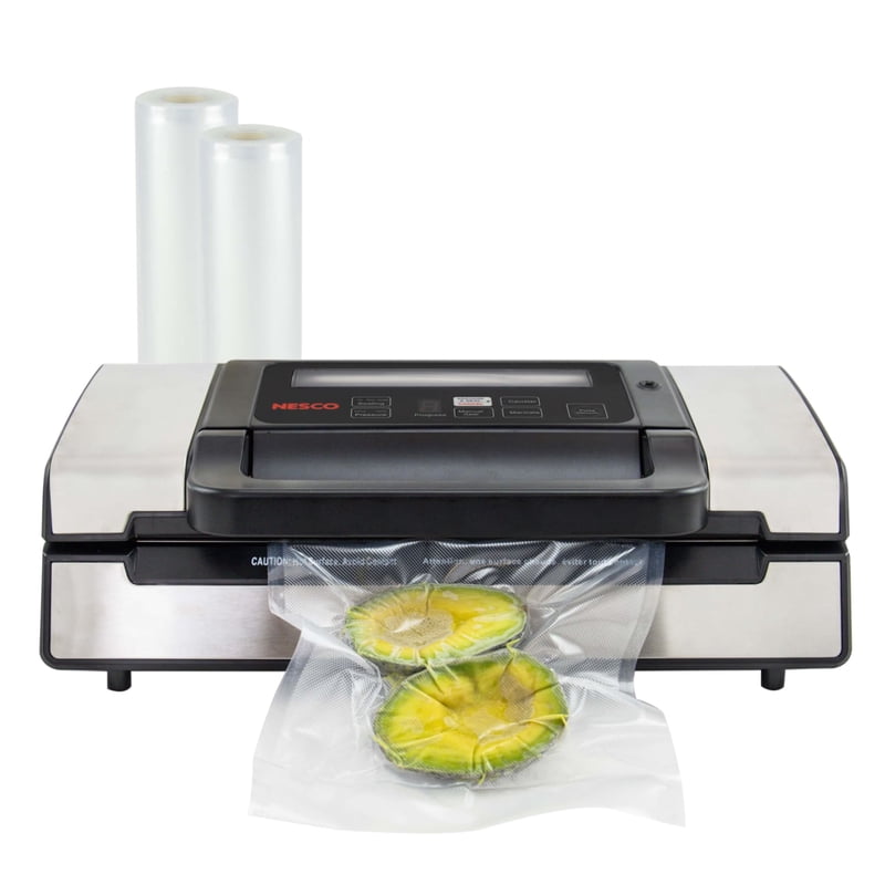 Heavy-Duty Vacuum Sealer with Double Heat Seal - Silver