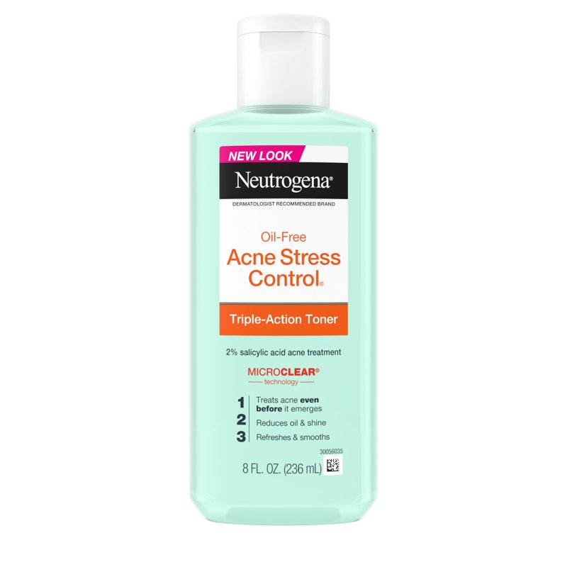 Salicylic Acid Face Toner for Acne-Prone Skin, Oil-Free Pore Cleanser (8 fl oz)