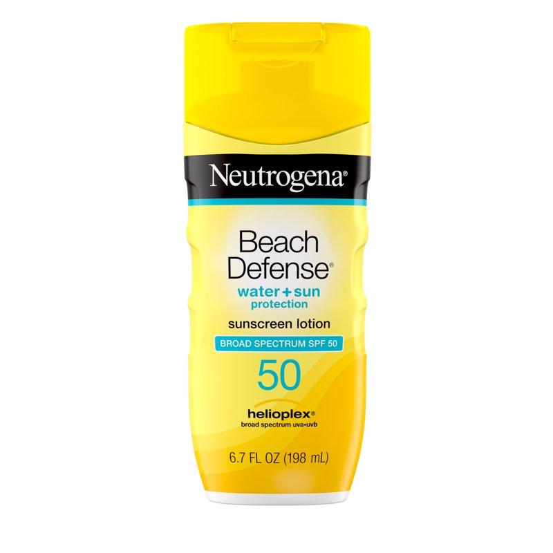 Beach Defense SPF 50 Sunscreen Lotion, Oil-Free, 6.7 oz