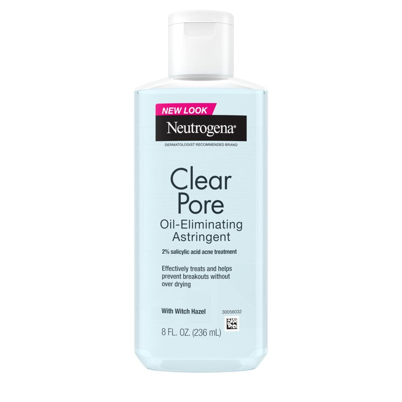 Salicylic Acid Acne Treatment Toner, Oil-Eliminating Pore Cleanser, 8 fl oz