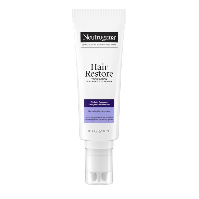 Triple Action Scalp Detox Cleanser with Exfoliating Applicator, 8 fl oz