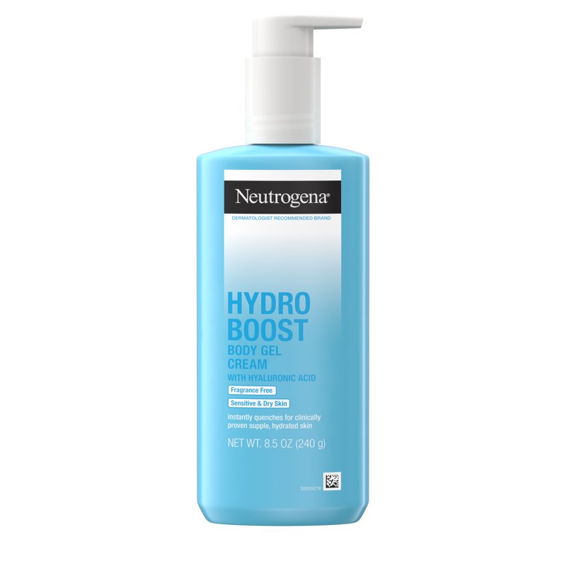 Hydro Boost Fragrance-Free Body Gel Cream with Hyaluronic Acid