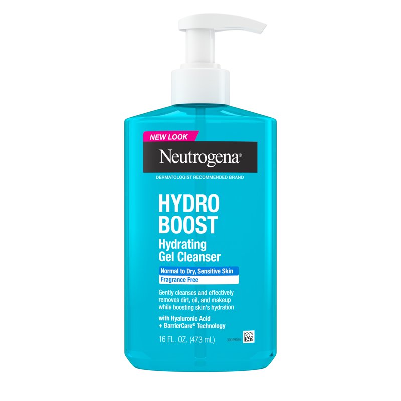 Hydrating Gel Facial Cleanser with Hyaluronic Acid - Fragrance-Free 16 oz