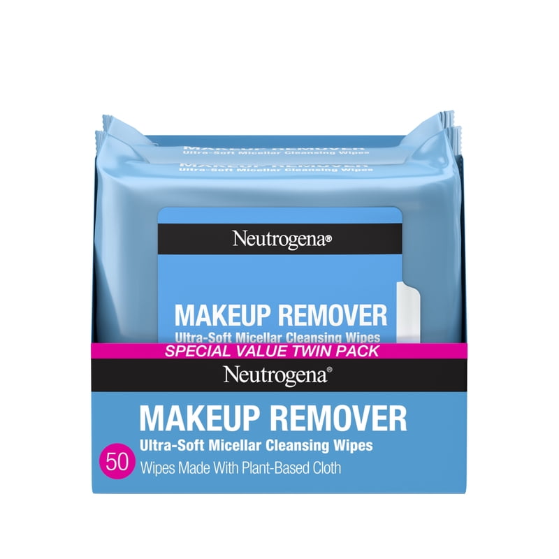 Makeup Remover Wipes - Hypoallergenic Face Cleansing Cloths, 50 Count