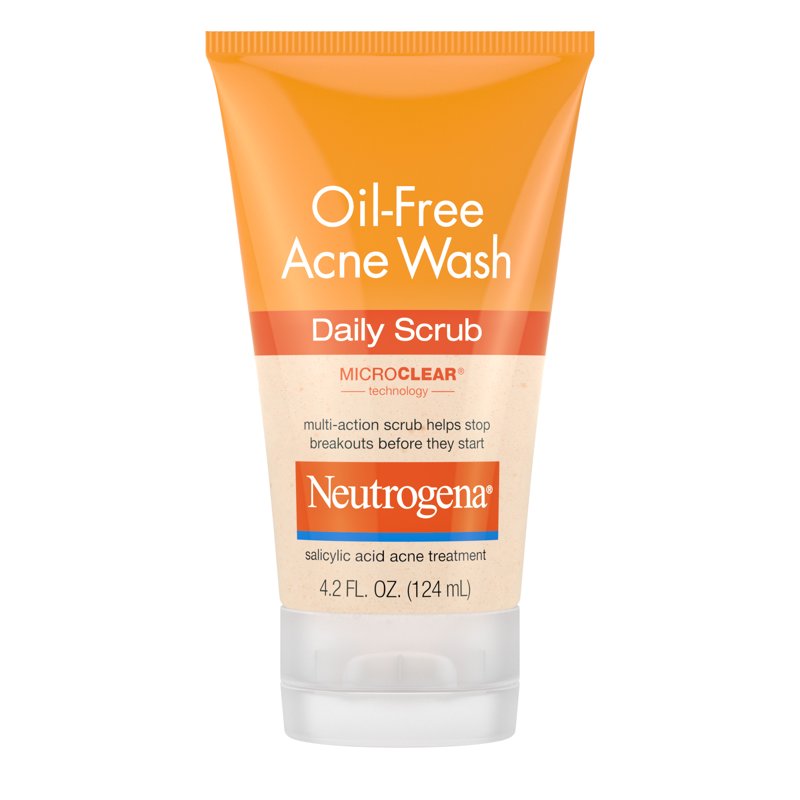 Oil-Free Acne Face Scrub with 2% Salicylic Acid, 4.2 fl oz