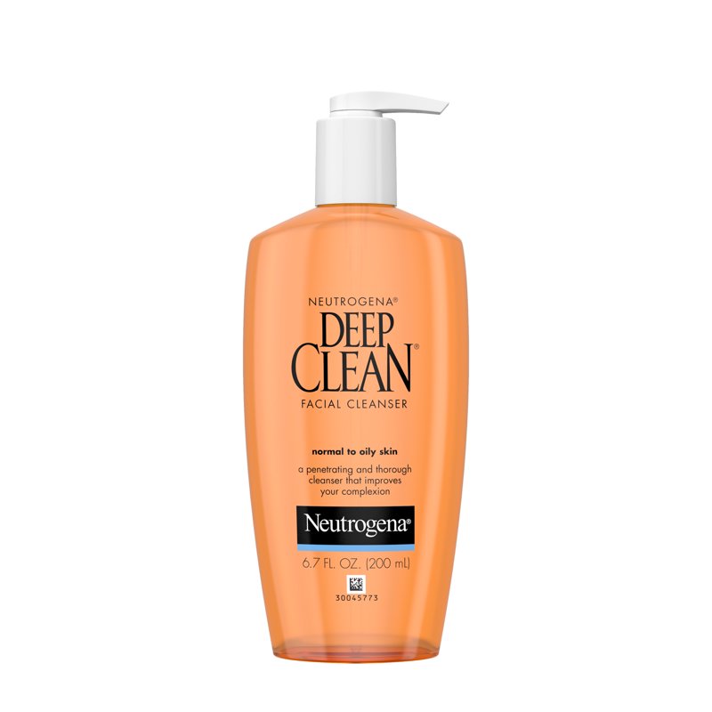 Deep Clean Facial Cleanser for Oily Skin - Oil-Free Daily Face Wash, 6.7 oz