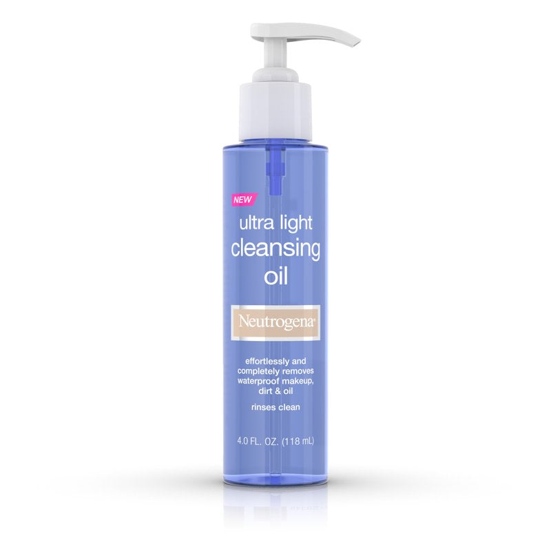 Ultra Light Facial Cleansing Oil and Waterproof Makeup Remover, 4 fl. oz
